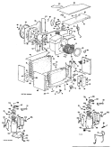 Section Diagram and Parts List for KFN13DSW1  Hotpoint Air Conditioner