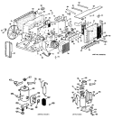 Section Diagram and Parts List for KJ508ASQ2  Hotpoint Air Conditioner