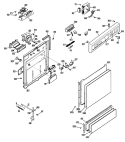 Section Diagram and Parts List for HDA965-06  Hotpoint Dishwasher