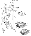 FRESH FOOD SECTION Diagram and Parts List for CSX22TGB  Hotpoint Refrigerator