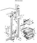 Part Location Diagram of WR02X7246 GE COVER HINGE