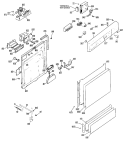 Section Diagram and Parts List for HDA897-03  Hotpoint Dishwasher