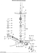 Section Diagram and Parts List for HDA897-03  Hotpoint Dishwasher