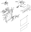 Section Diagram and Parts List for HDB727-03  Hotpoint Dishwasher
