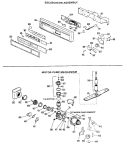 ESCUTCHEON ASSEMBLY Diagram and Parts List for HDA2000G02  Hotpoint Dishwasher