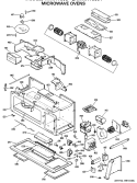 MICROWAVE OVENS Diagram and Parts List for RVM110000  Hotpoint Microwave