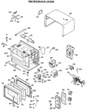 Part Location Diagram of WB56X1773 GE OUTER CASE