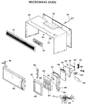 MICROWAVE OVEN Diagram and Parts List for RVM120001  Hotpoint Microwave