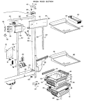 FRESH FOOD SECTION Diagram and Parts List for CSX22DHE  Hotpoint Refrigerator