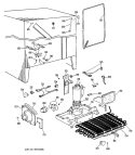 Section Diagram and Parts List for CSX22DHE  Hotpoint Refrigerator