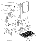 Section Diagram and Parts List for CSX24DHE  Hotpoint Refrigerator