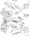 Part Location Diagram of WR23X0307 GE HARN IM Assembly