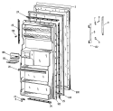 Part Location Diagram of WR78X7085 GE O.D.PANEL-LH CAB.(White)