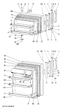 Section Diagram and Parts List for CTF16EJC  Hotpoint Refrigerator