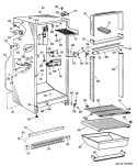 Part Location Diagram of WR51X0308 GE HTR O CASE