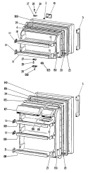 Section Diagram and Parts List for CTFP16CJBR  Hotpoint Refrigerator