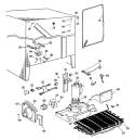 Section Diagram and Parts List for CSX22DJF  Hotpoint Refrigerator