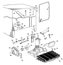 Section Diagram and Parts List for CSX24DJF  Hotpoint Refrigerator