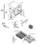 Section Diagram and Parts List for HDA797K-01BA  Hotpoint Dishwasher