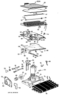 Section Diagram and Parts List for CTF14EKB  Hotpoint Refrigerator