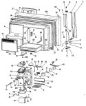 Section Diagram and Parts List for CTX22DKBL  Hotpoint Refrigerator