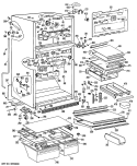 Part Location Diagram of WR72X287 GE Meat Pan Slide - Left Side