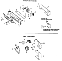 BACKSPLASH ASSEMBLY Diagram and Parts List for WLW3750BAL  Hotpoint Washer