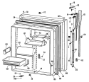 Section Diagram and Parts List for CTX22DKCL  Hotpoint Refrigerator