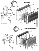 KTL04LAB1 Diagram and Parts List for KTM05LAB1  Hotpoint Air Conditioner