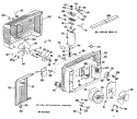 Section Diagram and Parts List for KTM05LAB1  Hotpoint Air Conditioner