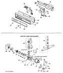 MOTOR - PUMP MECHANISM Diagram and Parts List for HDA1000K03  Hotpoint Dishwasher