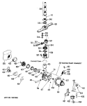 Section Diagram and Parts List for HDA2600K03  Hotpoint Dishwasher