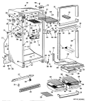 Section Diagram and Parts List for CTF16EKC  Hotpoint Refrigerator