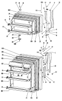 Section Diagram and Parts List for CTF16GKC  Hotpoint Refrigerator
