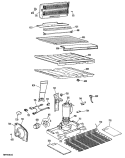 Part Location Diagram of WR17X2226 GE BAFFLE ASM. LH.
