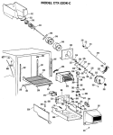 Section Diagram and Parts List for CTX22DKGL  Hotpoint Refrigerator