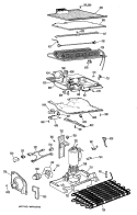 Section Diagram and Parts List for CTF14EKD  Hotpoint Refrigerator