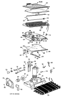Section Diagram and Parts List for CTFP14CLBR  Hotpoint Refrigerator