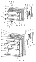 Section Diagram and Parts List for CTFP16ALBL  Hotpoint Refrigerator