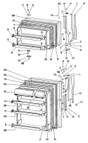 Section Diagram and Parts List for CTFP16EKD  Hotpoint Refrigerator