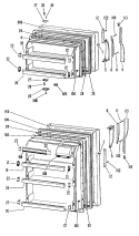 Section Diagram and Parts List for CTF14CLCR  Hotpoint Refrigerator
