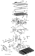 Section Diagram and Parts List for CTF16ALCR  Hotpoint Refrigerator