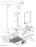 Section Diagram and Parts List for CSC27HRAWH  Hotpoint Refrigerator
