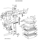 Part Location Diagram of WR17X3414 GE GRILLE LIGHT SHIELD