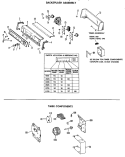 BACKSPLASH ASSEMBLY Diagram and Parts List for WRW5705KBL  General Electric Washer