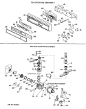 Part Location Diagram of WD34X709 GE DISCONTINUED
