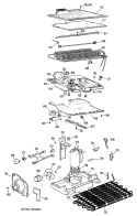 Section Diagram and Parts List for MTFP16ELB  General Electric Refrigerator