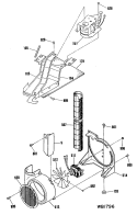 Section Diagram and Parts List for L3S340GL4  General Electric Range