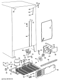 Section Diagram and Parts List for MSX24DRAWH  General Electric Refrigerator