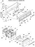 Part Location Diagram of WB18K5486 GE MAIN WIRE HARNESS